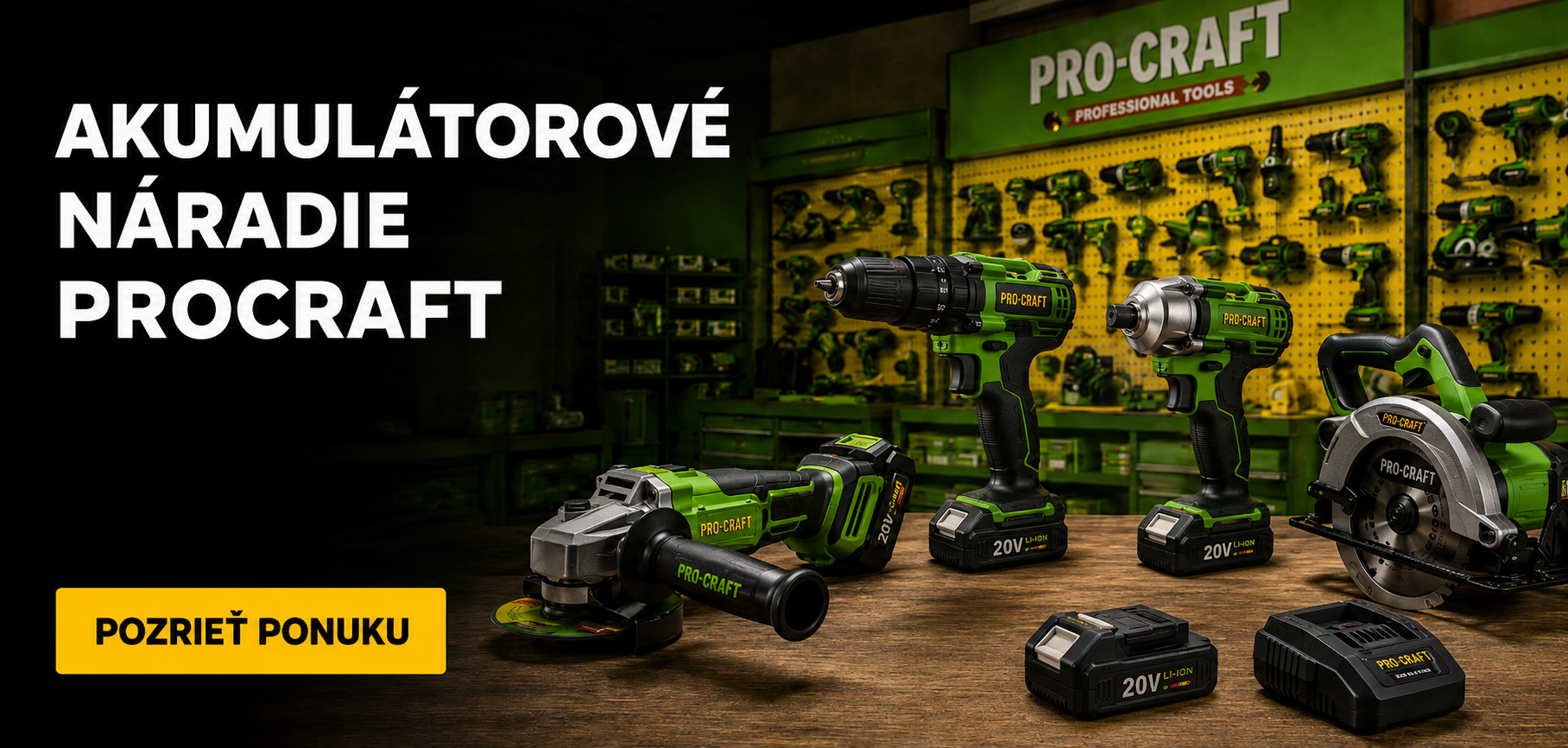 Akumulátorové náradie Procraft