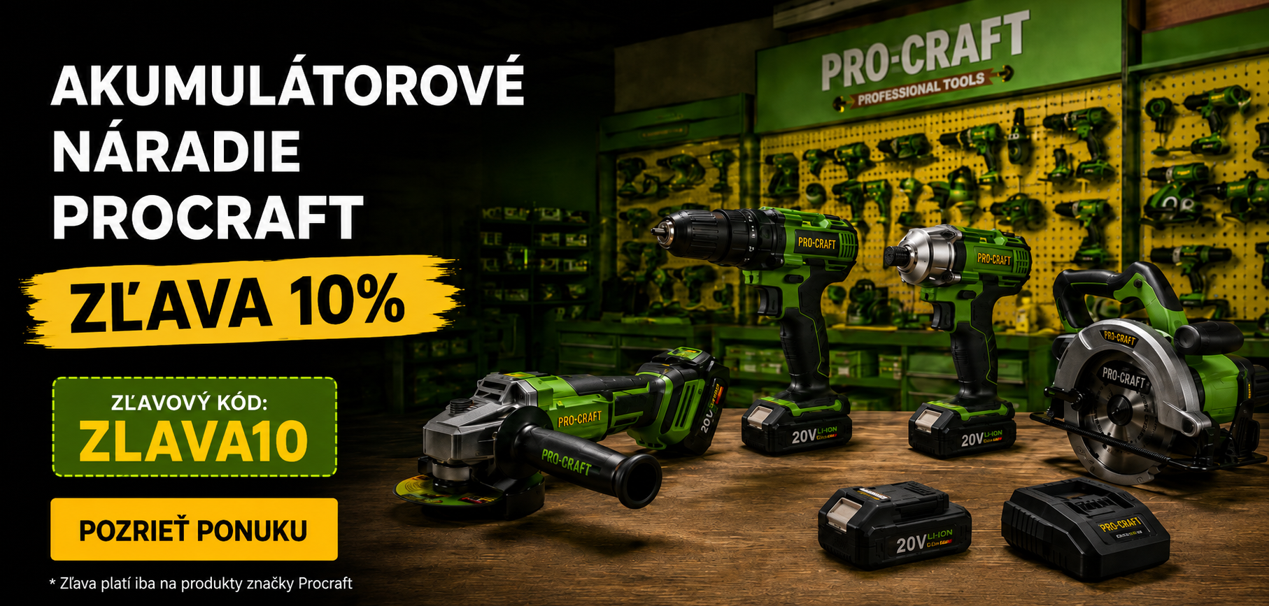 Akumulátorové náradie Procraft