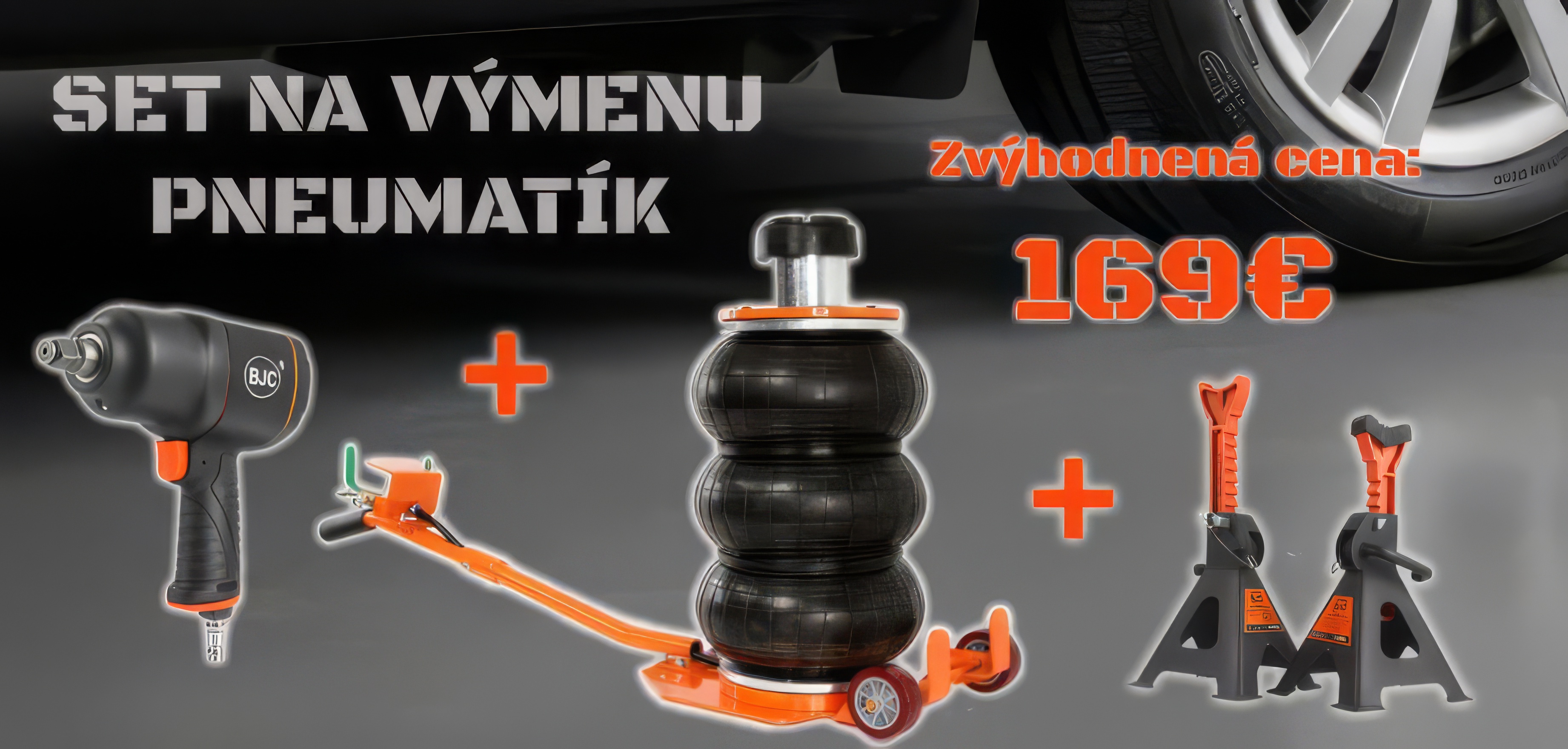 Set na prezúvanie pneumatík za zvýhodnenú cenu