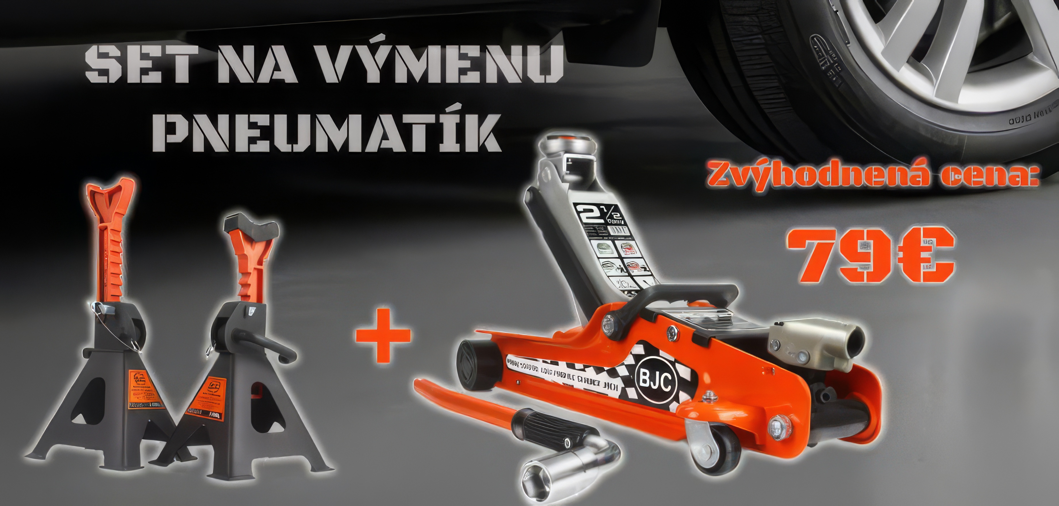 Set na prezúvanie pneumatík za zvýhodnenú cenu