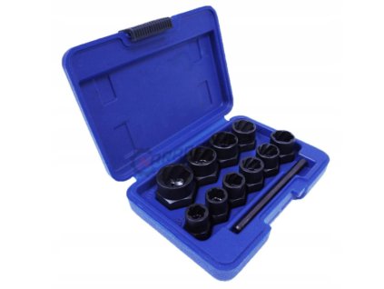 Sada predĺžených hlavíc na poškodené skrutky a matice 9-19mm