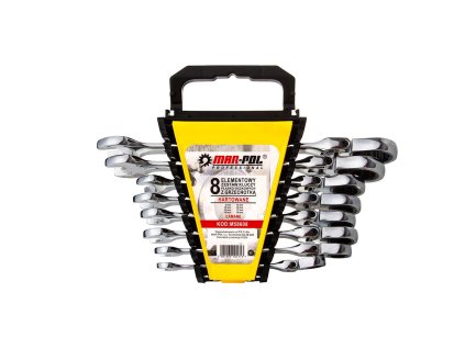 Kombinované kľúče s račňou | 8 ks. 1