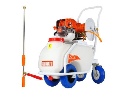 POSTREKOVACÍ VOZÍK SO SPAĽOVACÍM MOTOROM 50 L 1