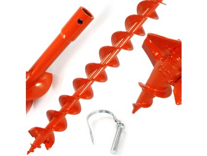 Pôdny šnek fi80/800mm Dvojitá špirála 1