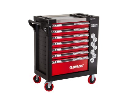 SERVISNÁ TABUĽA 7-DRAWERS MAR-POL 263 ks. 1