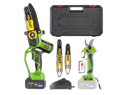 Sada aku ručná píla Procraft PKA32Li a akumulátorové nožnice na konáre ES28LiBB | SPKA32Li/ES28Libb 1