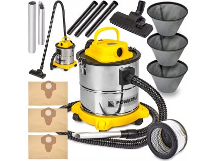 Elektrický komínový odlučovač/vysávač 2v1 Powermat PM-ESP-2000 1