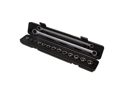 klucze oczkowe z grzechotka dlugie 15 ele