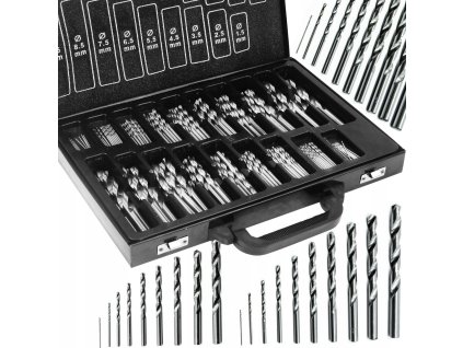 zestaw wiertel hss 1 0 10 0mm 170szt