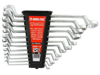 OČNÉ KĽÚČE 12-ELE(6-32mm)SATÉNOVÉ 1