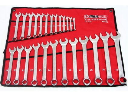 KĽÚČE S OČKOM - PLOCHÉ. 25-ELE(6-32mm) /ČERVENÁ TABUĽKA/ 1