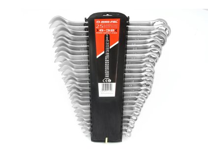 KĽÚČE OČKO-PLOCHÉ. 25-ELE(6-32mm) CLIP 1