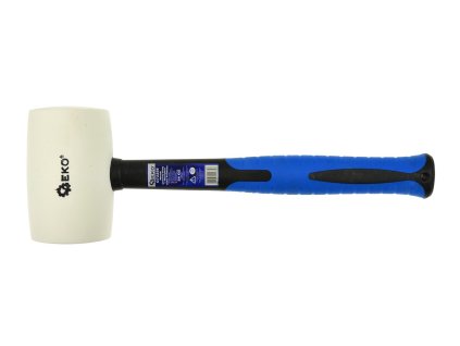 Gumové kladivo 24 OZ/850G/biela Geko Premium r.fiberglass (6/24) 1