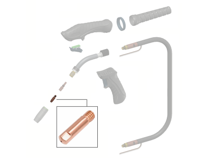 SOLUTION Kontaktná špička M6/25 Ø 0,6mm 1 kus 1