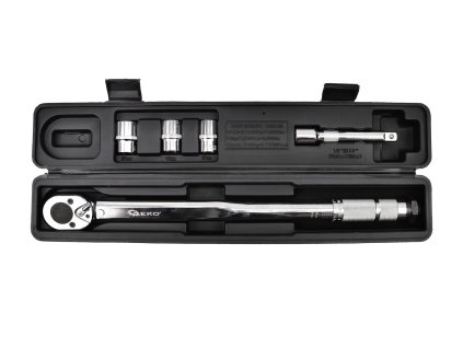 GEKO G10064 Momentový kľúč, 1/2", 28 – 210 NM + nástavce