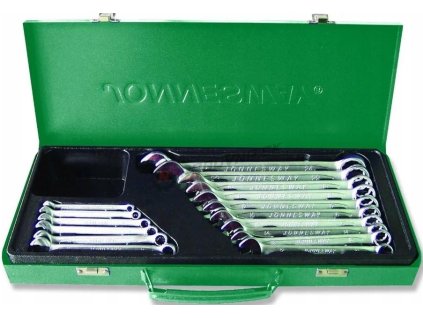 Jonnesway W26116S Kľúče očko vidlicové 16ks, 6-24mm - PROFI