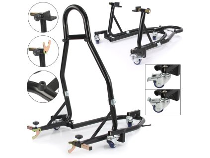 Stojan na motocykel combi /s kolesami/ 1