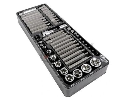Richmann C1207 Sada bitov IMBUS H4-H14, TORX T20-T70 a E4-E24, oceľ S2, 55ks - vložka