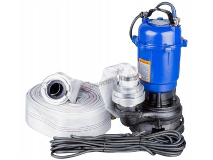 EUROCRAFT WQD 55F Čerpadlo ponorné kalové 2550W + hadica 2" x 20m