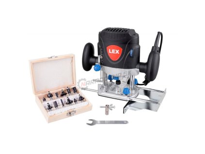 LEX LXER18 Horná frézka 1800W + 12ks frezky