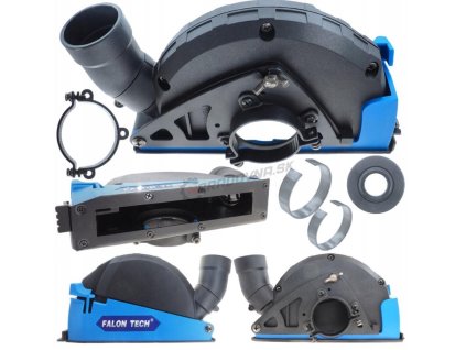 Falon-Tech FT7996 Protiprachový odsávací kryt na uhlovú brúsku 125mm - rezanie