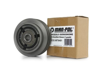 sprzeglo odsrodkowe 135x20mm 2paski