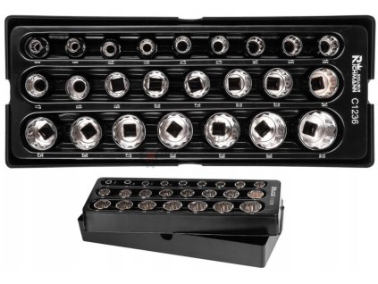 Richmann C1236T Nádstavce 1/2" 8-32mm, 24ks, 12-hran- vložka