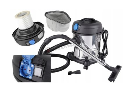 EUROCRAFT ER2000 Priemyselný vysávač 2200W, 20L HEPA