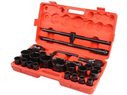 Nástrčné kľúče 26el. 3/4" & 1" 6pt & 12pt 1