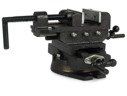 rotačný krížový strojový zverák 100 mm 1