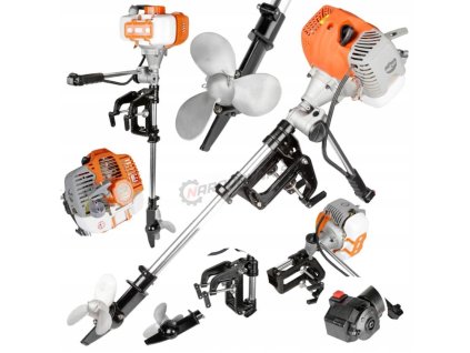 EUROCRAFT ECSL60 Lodný motor na čln 4,5kW,  6HP,  2-takt