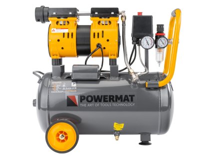 POWERMAT PM-KBO-24T Kompresor bezolejový 24L 1,8kW 230V