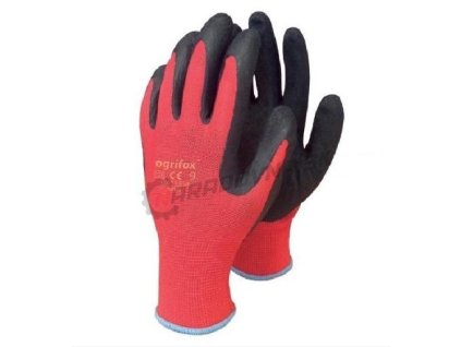 Pracovné rukavice polyester/latex vel. 9