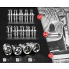 MAR-POL M66422 Torx nádstavce 1/2", 3/8", 1/4" E4-E24, 14ks