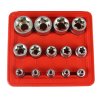SADA KĽÚČOV TORX E4 - E24 / 1/2"+ 3/8" + 1/4" 3