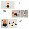 Leveling system - systém vyrovnávania dlaždíc 1,5MM – 50ks
