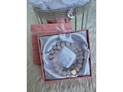 Sada minerálních náramků Rose