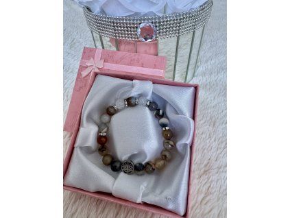 Energetický minerální náramek Brown