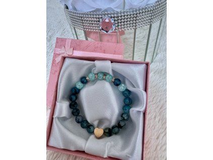 Energetický minerální náramek Blue Turquoise