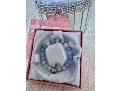 Energetický minerální náramek Blue