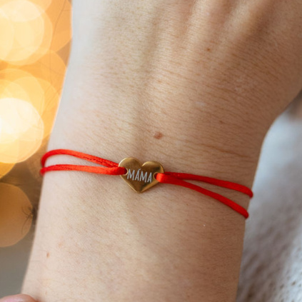naramek pro mamu s gravirovanym srdcem 12x9 mm