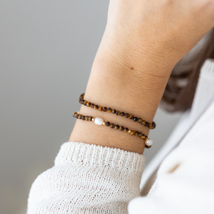 sperky s tygrim okem naramky