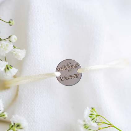 gravirovany svatebni naramek pro svedkyni