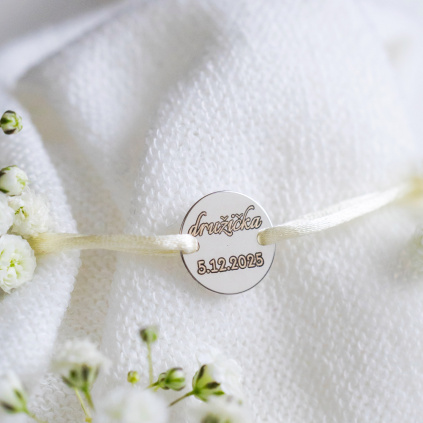 gravirovany svatebni naramek pro druzicku