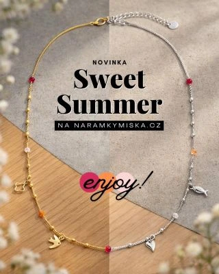 N•O•V•I•N•K•A 🆕 Pozlacený ✨ nebo stříbrný 💠 voděodolný 💧nastavitelná délka 📿 plný symbolů 🐦🍀🐟🩷 …prostě krásný! Must have. ✅