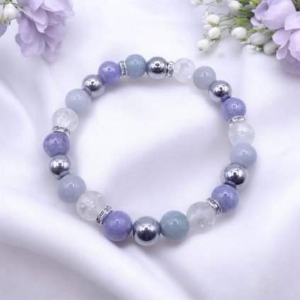 hematit, angelit, jadeit, kristal