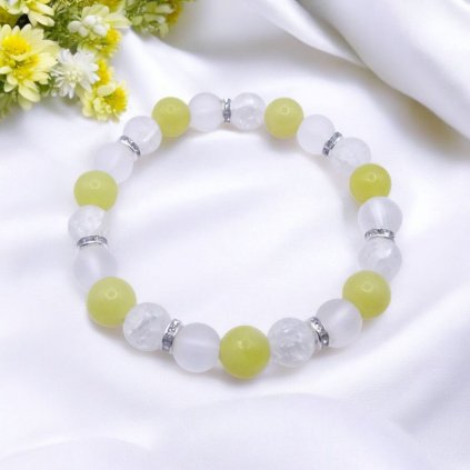 kristal, jadeit citronovy