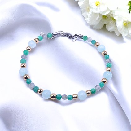 chalcedon,amazonit,labradorit,hematit