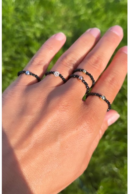 Dámský prstýnek z minerálů - Spinel 2,3 mm