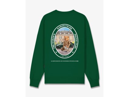 Pullover Oval Backprint Filou CXLVI forest green back